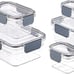 Tritan Plastic Locking Food Storage Container, 10 Pieces