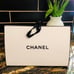 Authentic Chanel Gift Bog And Triangular Gift Bag