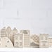 Wooden Montreal Town Play Set, Wooden City blocks, Wooden Building Blocks, Woode