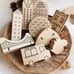 Wooden Montreal Town Play Set, Wooden City blocks, Wooden Building Blocks, Woode