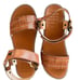 FRYE Quinn Woven Harness Vegan Sheep Leather Sandals