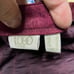 U- Maroon Textured Velvet Midi Cardigan