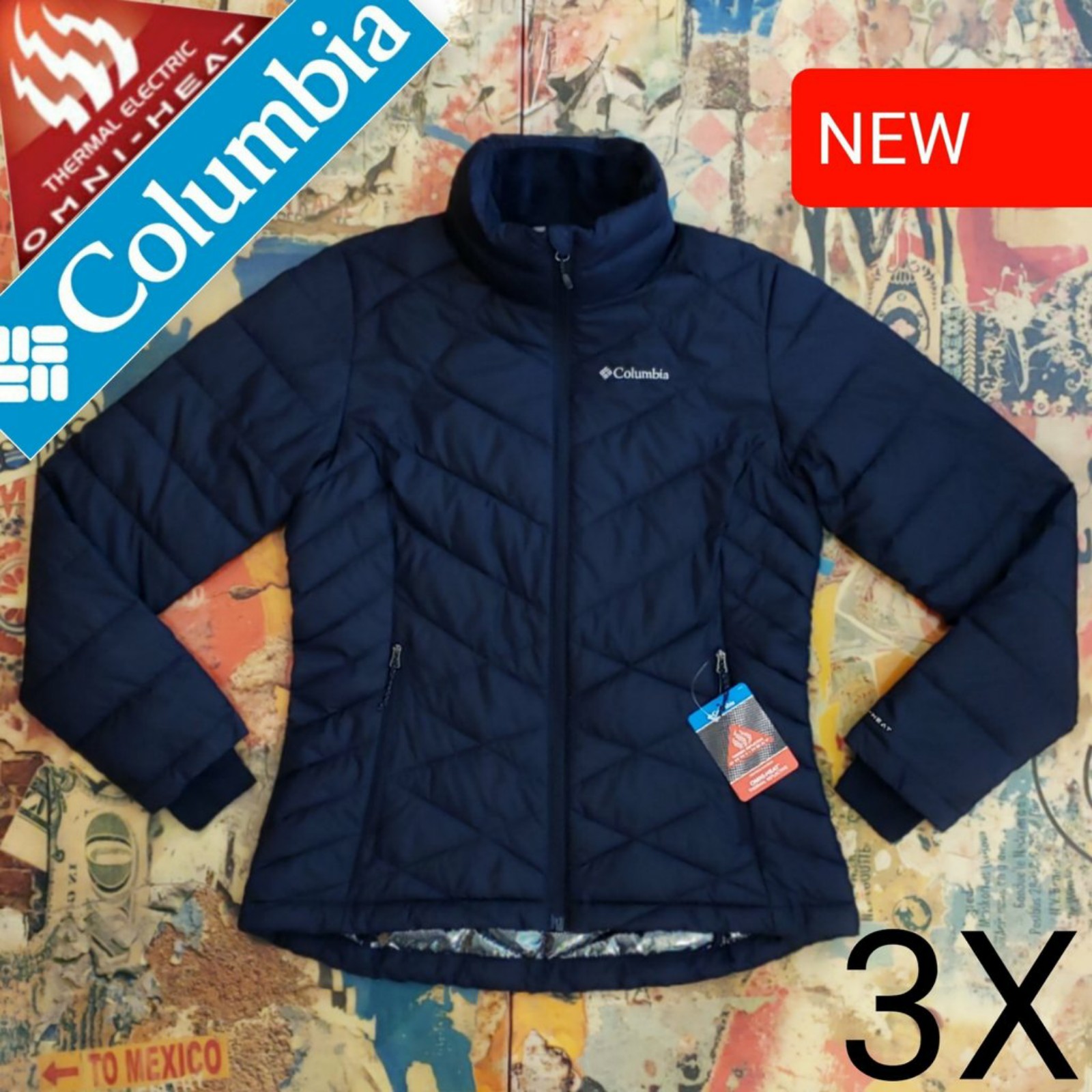 $160 New Columbia Heavenly Omni-Heat Insulated Jacket! 3X