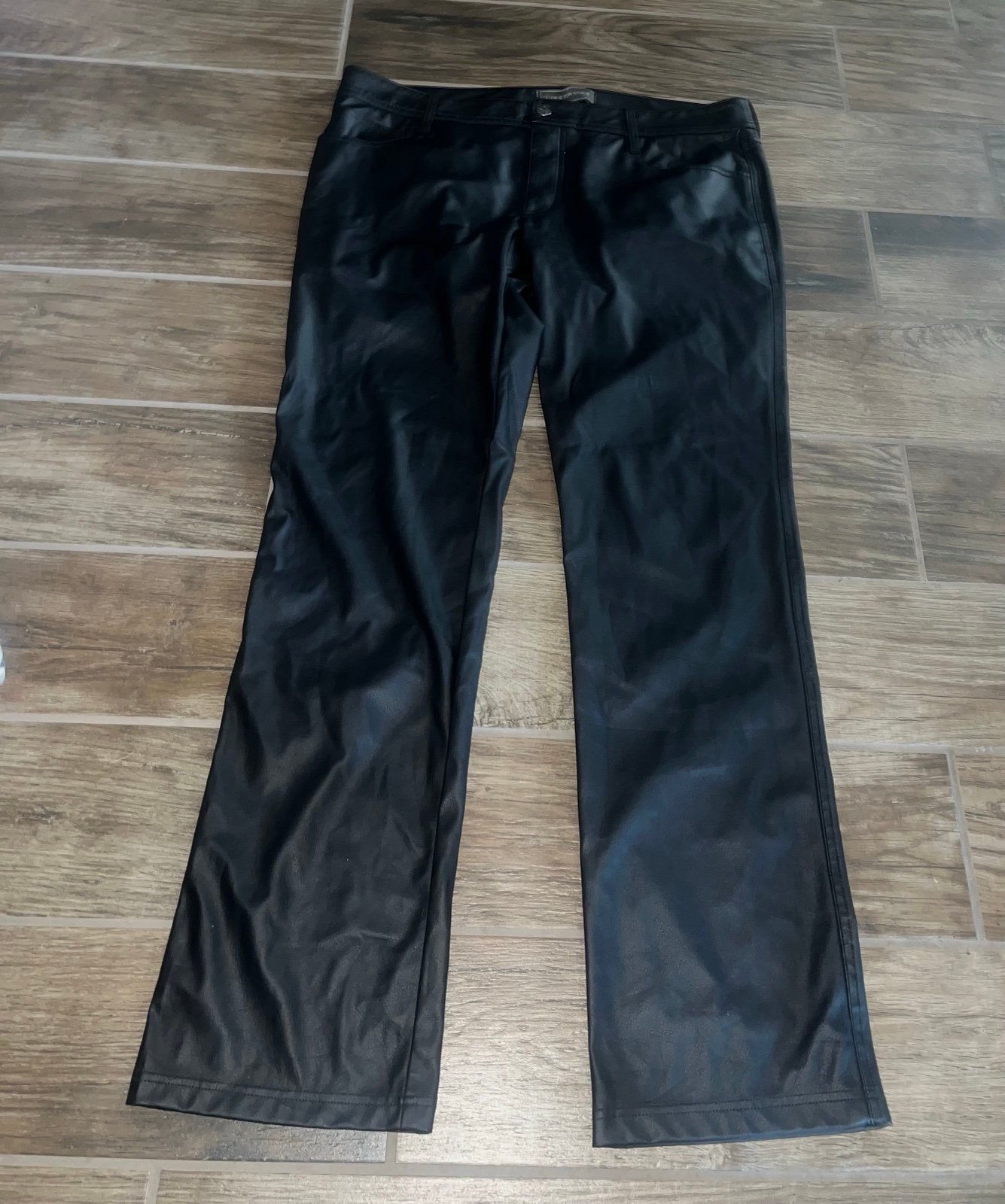 Lip Service black polyurethane pants