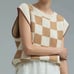 MAEVE Anthropologie checkered sweater vest medium
