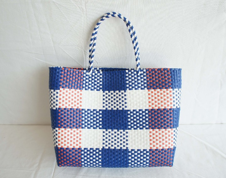 100% Hand Woven PE Material Beach Bag
