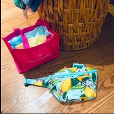 vera Bradley lemon waist bag sold out in stores! new with tags
