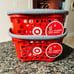 2 Target Toy Shopping Basket (Red)