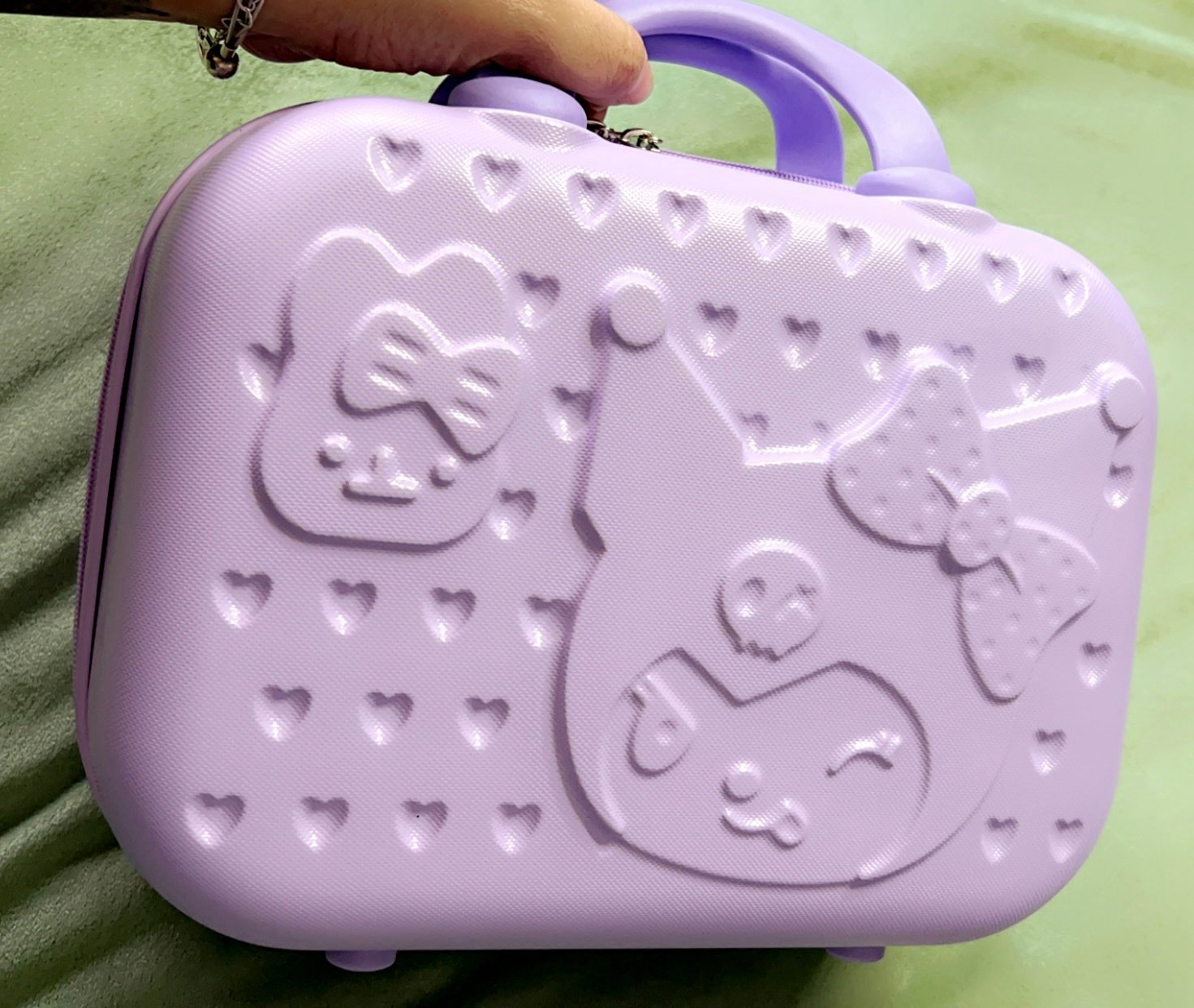 Kuromi hard case travel bag