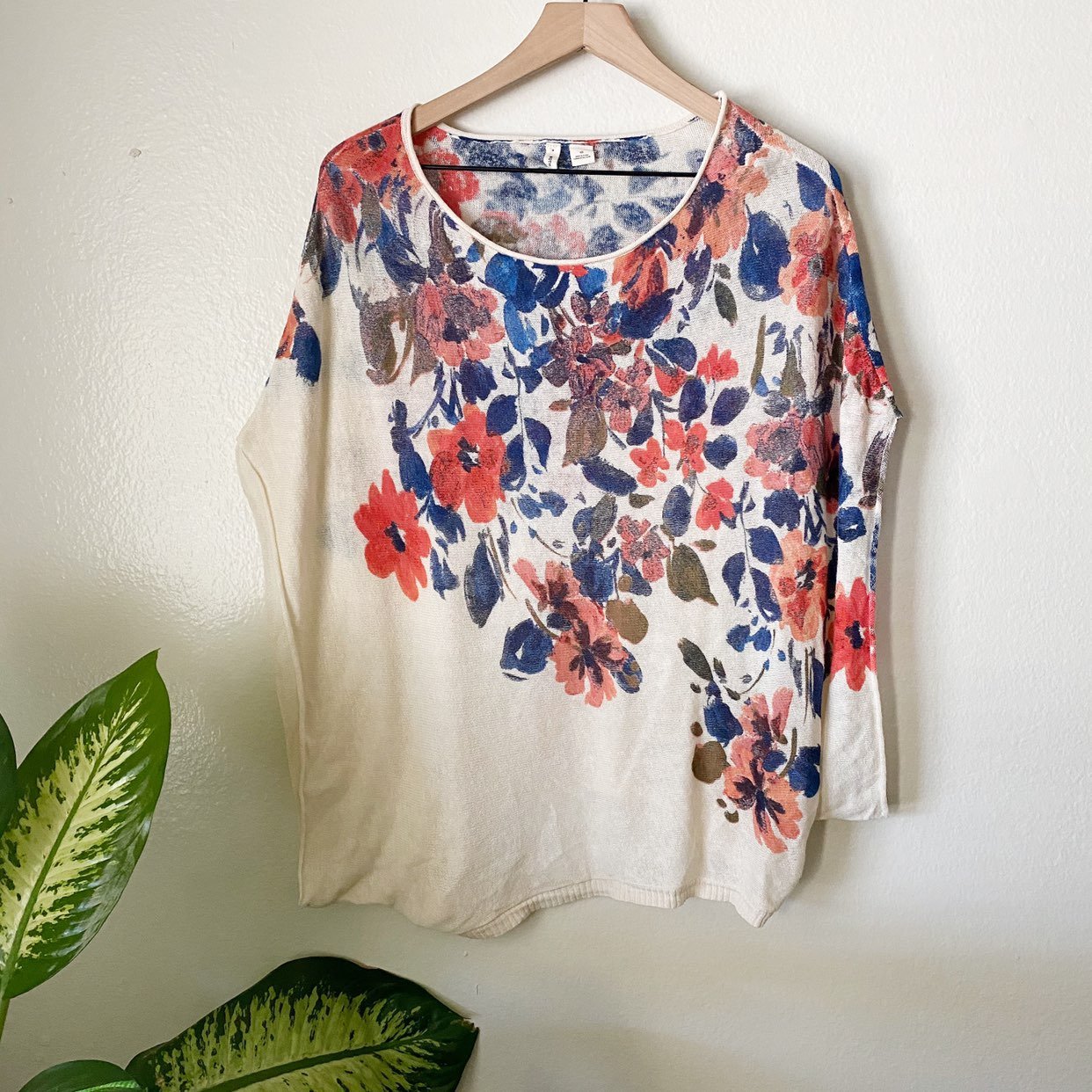 Anthropologie Florette Printed Poncho
