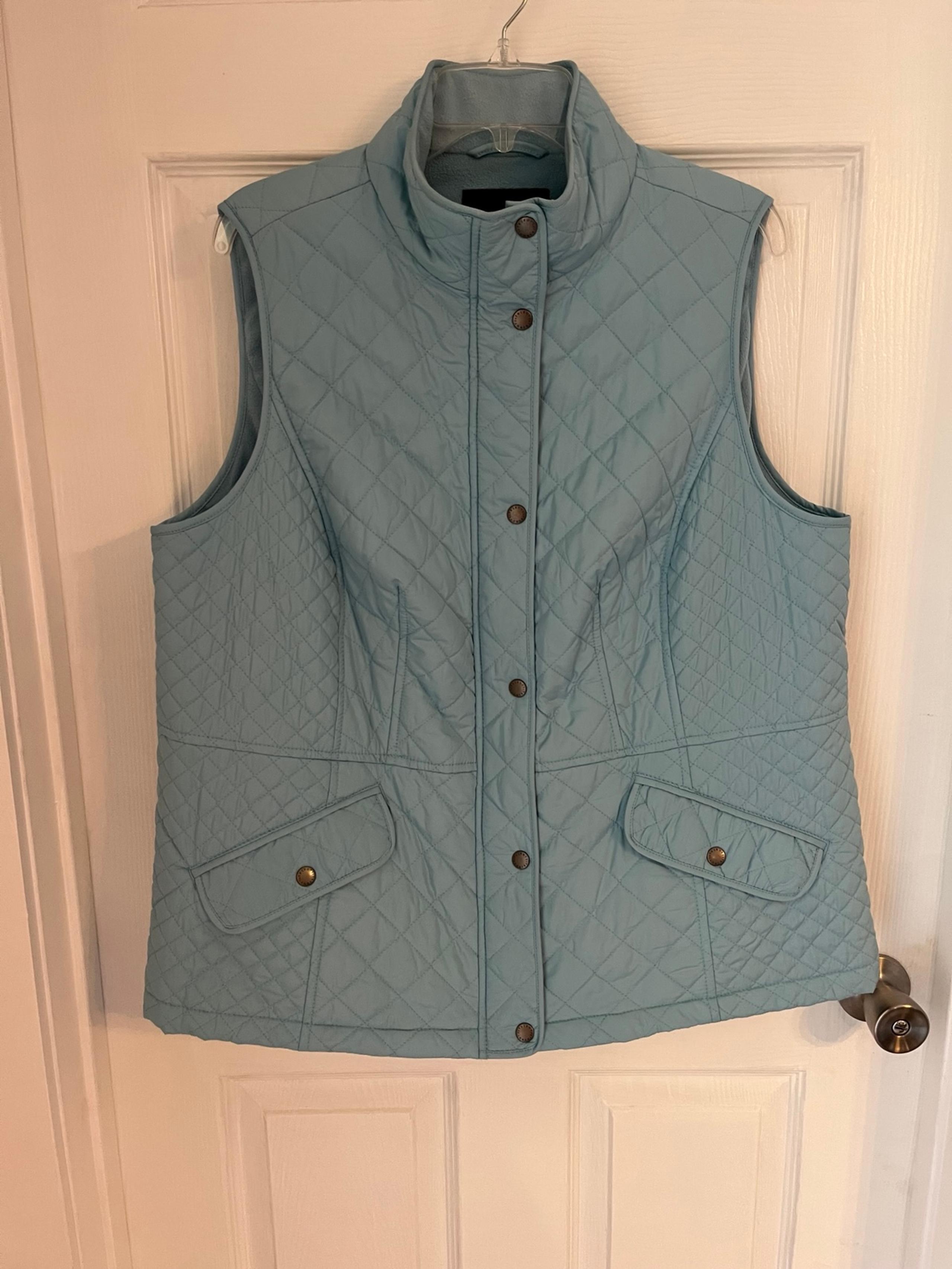 Talbots plus quilted vest