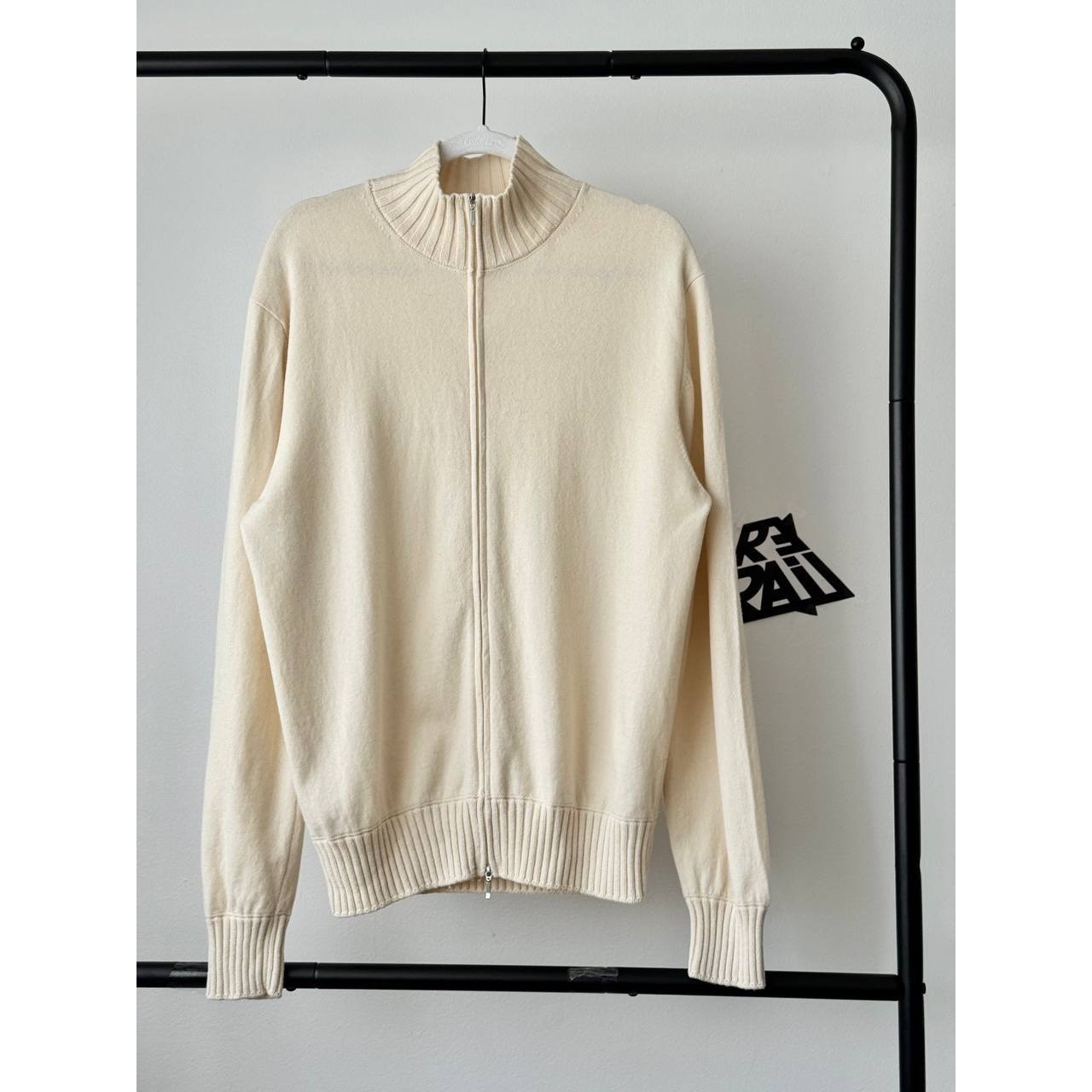 Suitsupply Pure Cashmere Zip Jacket Pullover Sweater