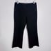 NWT Massimo Dutti Studio Cropped Flare Black Pants Trousers Size 8