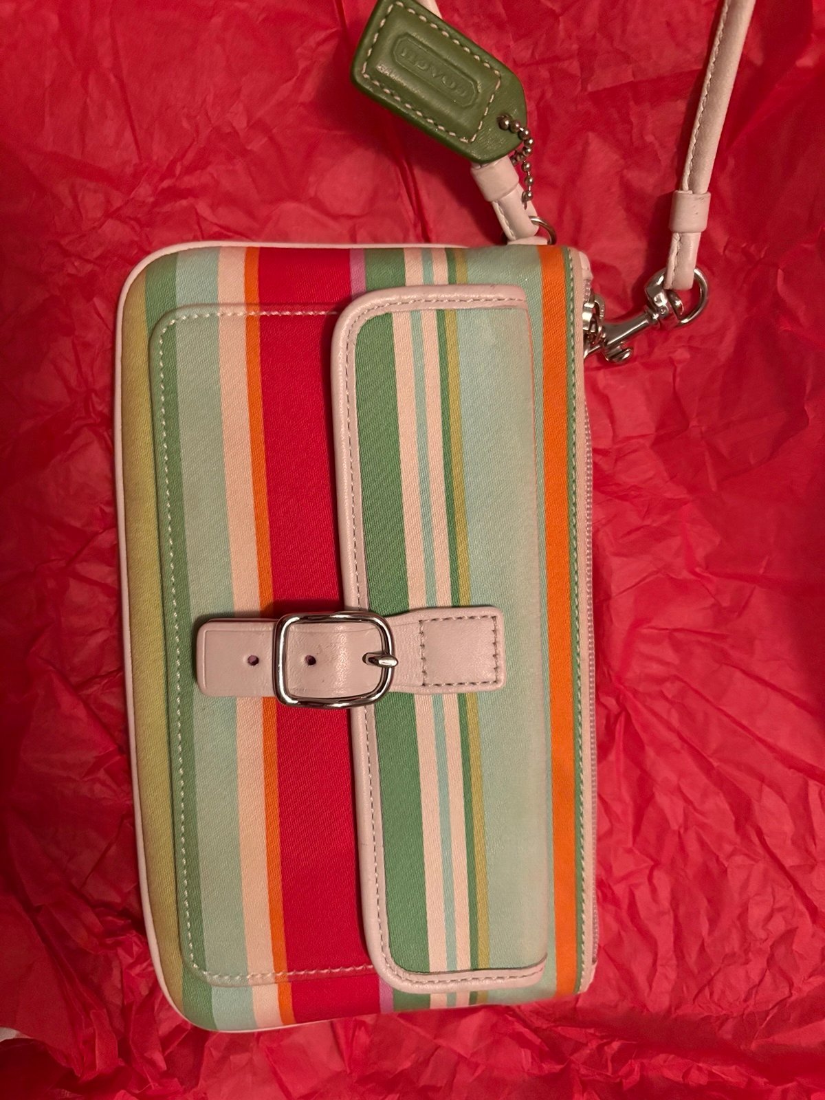 vintage coach wristlet/wallet