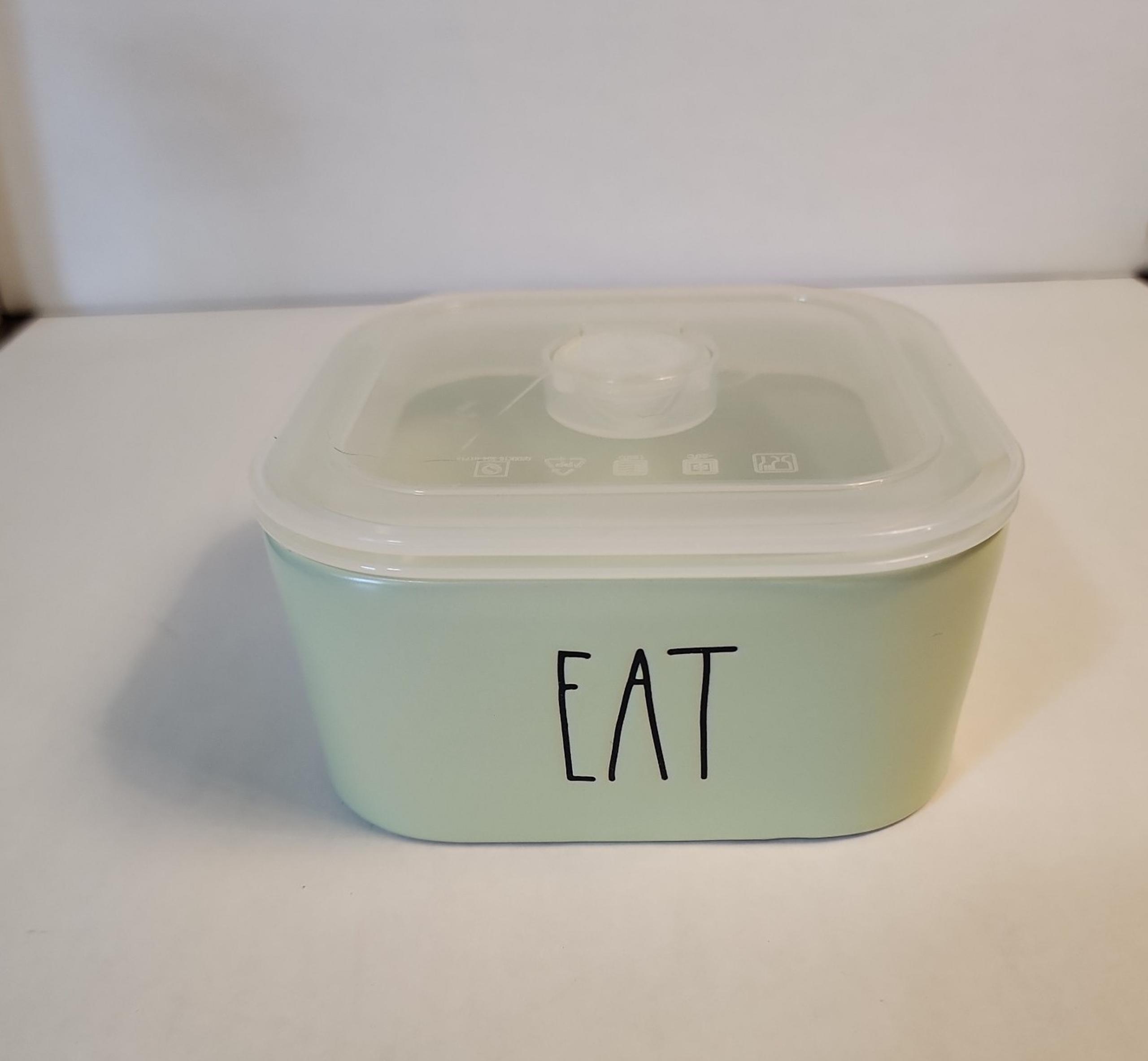 Rae Dunn  5" Food Storage Container Bowl with vented Lid (Pistashio) Like NEW