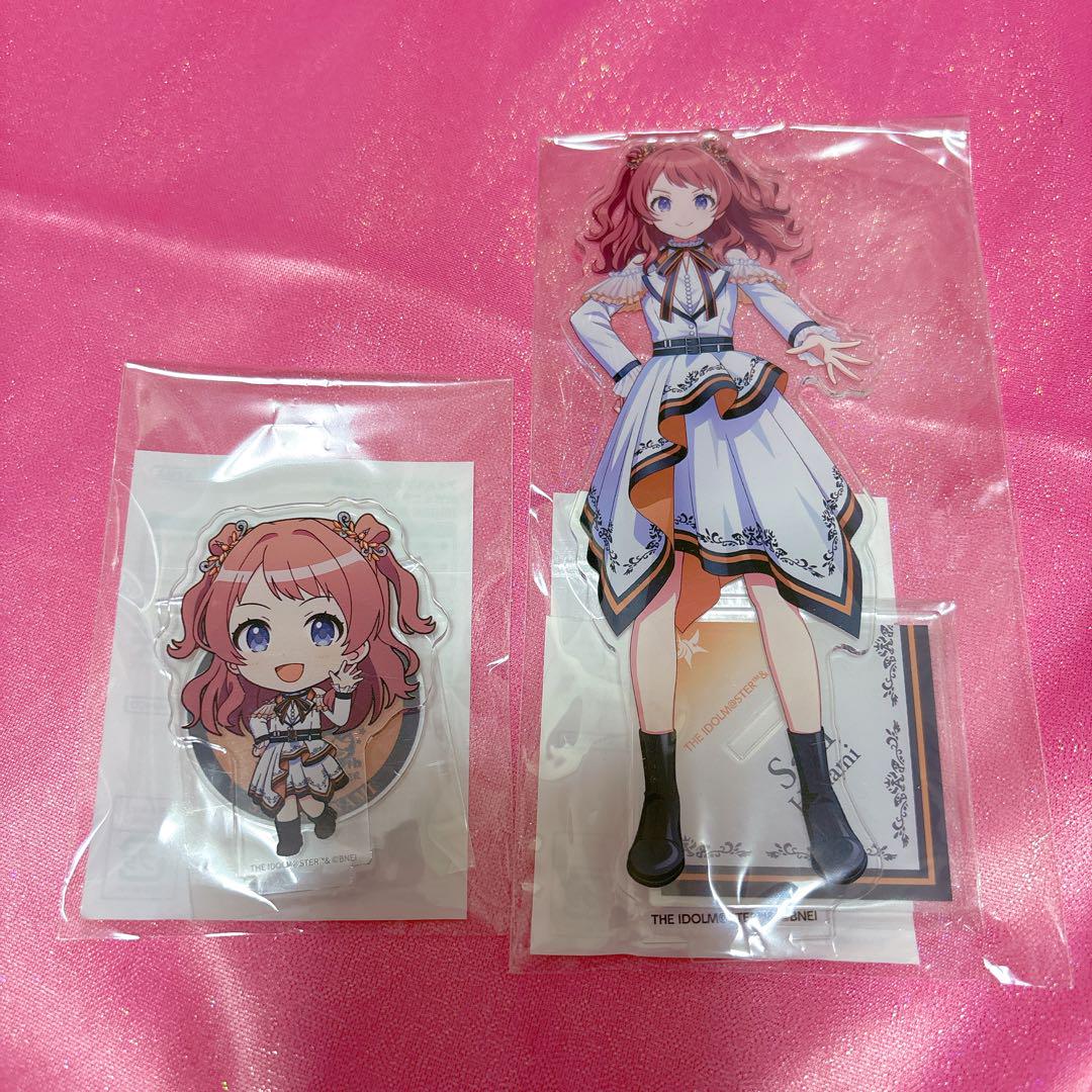 Gakuen Idolmaster Hanami Saki 20th Anniversary Acrylic Stand Set