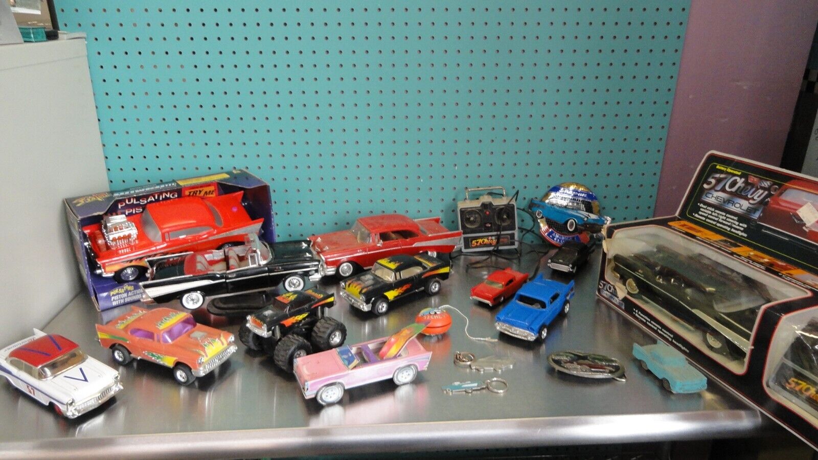 1957 Chevrolet Chevy Collection Lot Collectible JC Whitney Snap On Ertl Race Car