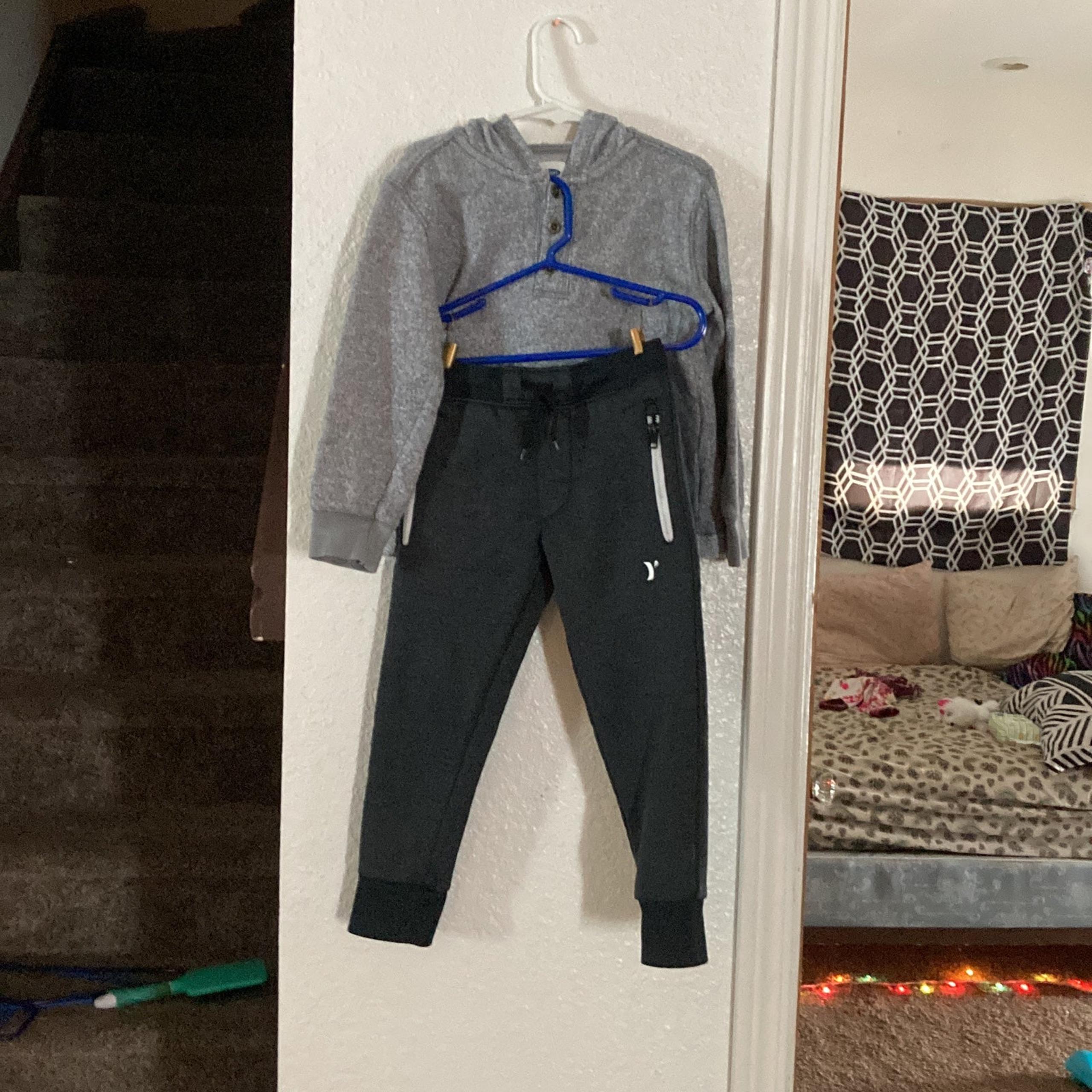 Toddler Boys Hurley Pants and Old Navy Shirt