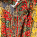 KARMA Hwy Silky Relaxed Palazzo Jumper Ombre Red/Grn NWT OS