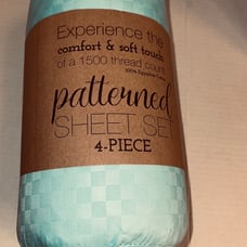 ienjoy home aqua color sheet set, Queen size,Experience the comfort & soft touch