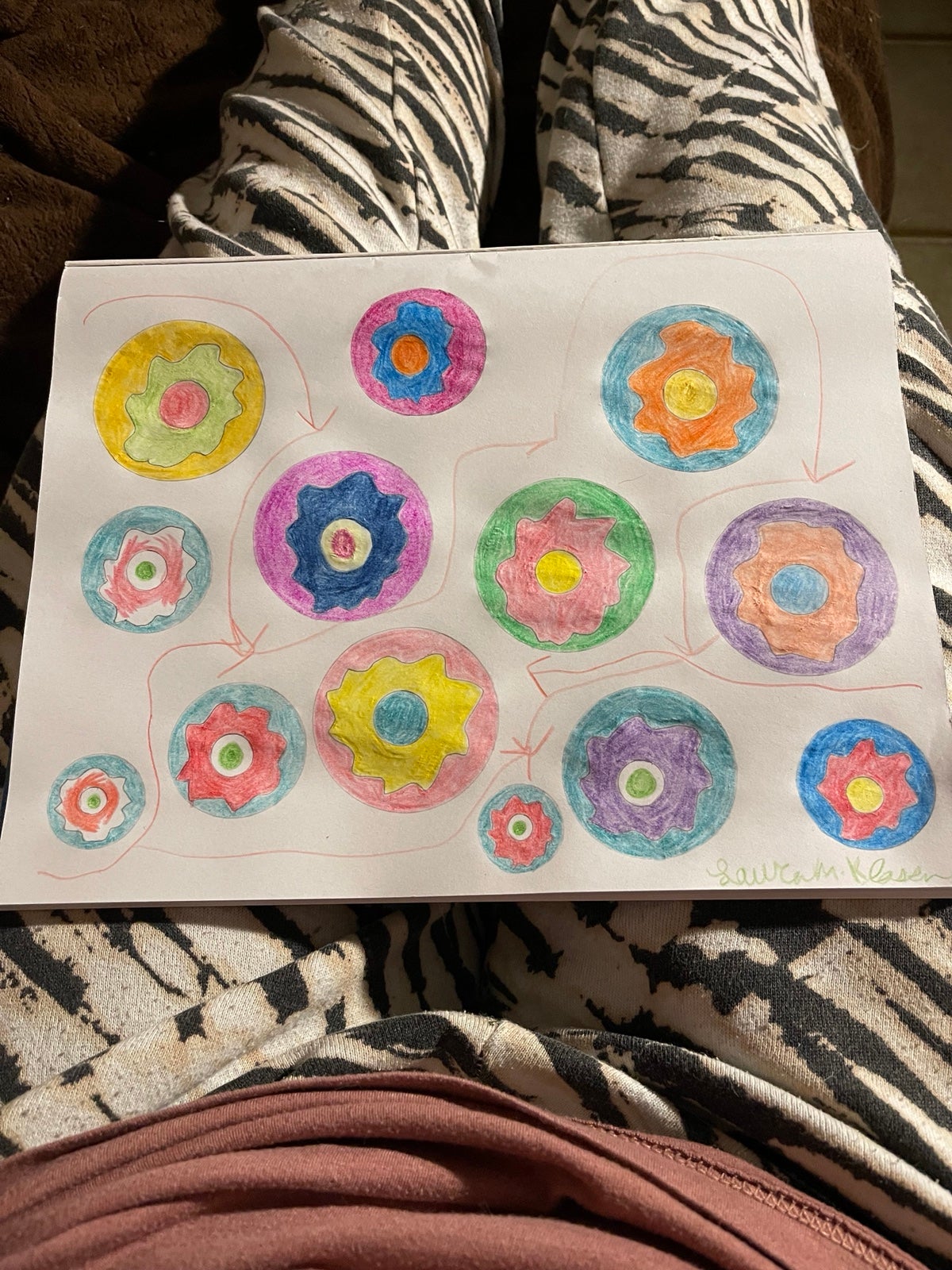 Colored pencil drawing
