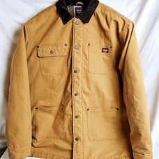 Men's Wrangler Workwear Blanket Lined Chore / Barn Jacket XL (46-48) Brown
