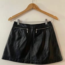 *Vintage* Ms Maxima Genuine Leather Mini Skirt
