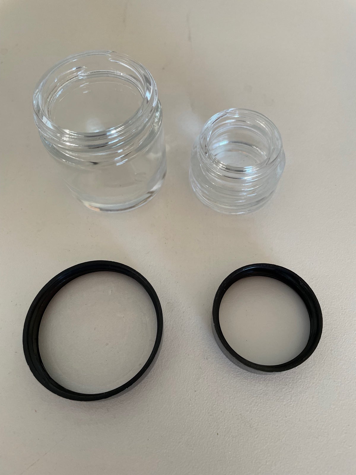 Glass Jars for cosmetic products