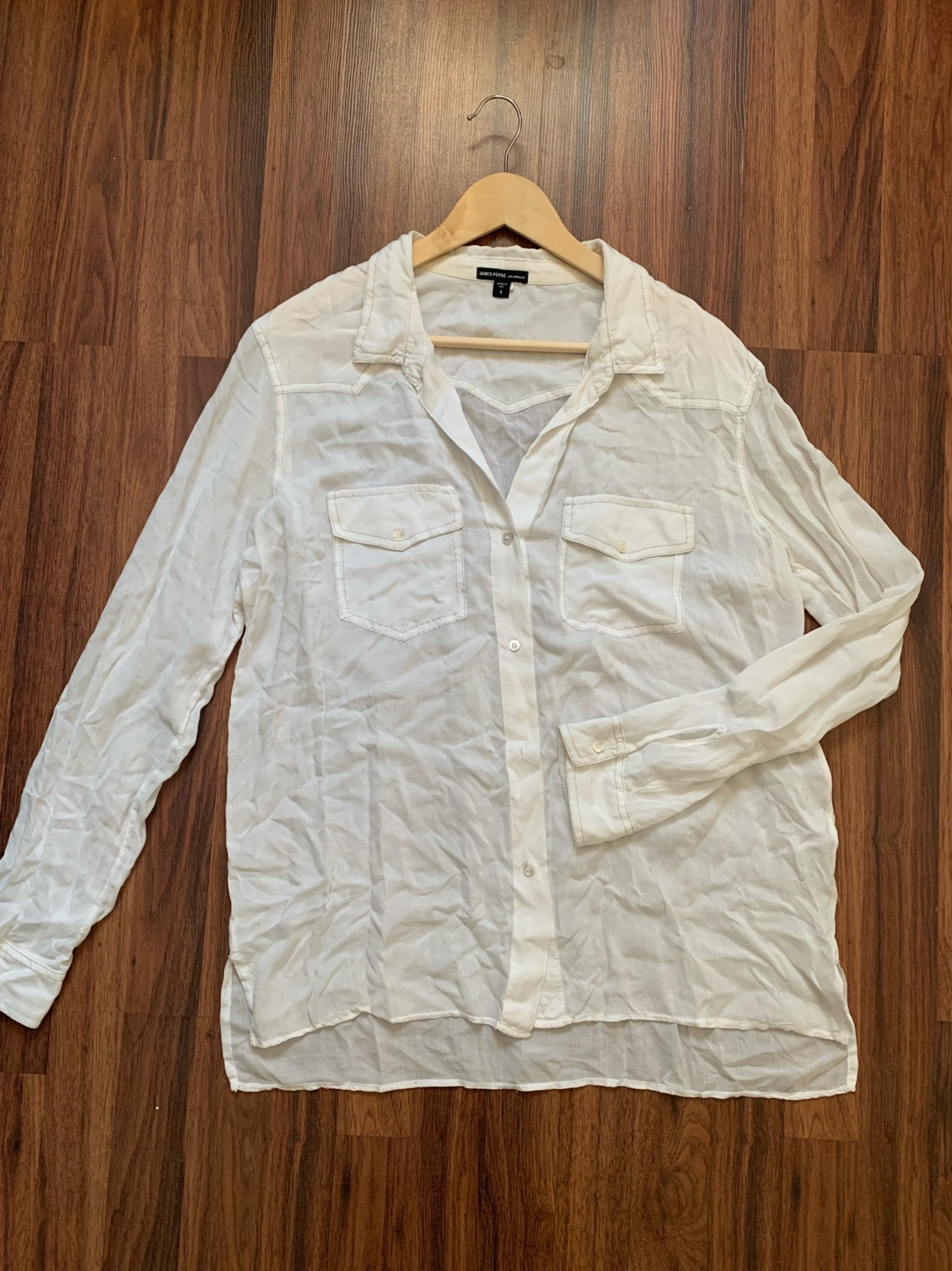 Western Button Down Shirt Size 3 - James Perse