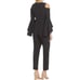 Maggy London Black Cold Shoulder Jumpsuit Size 8