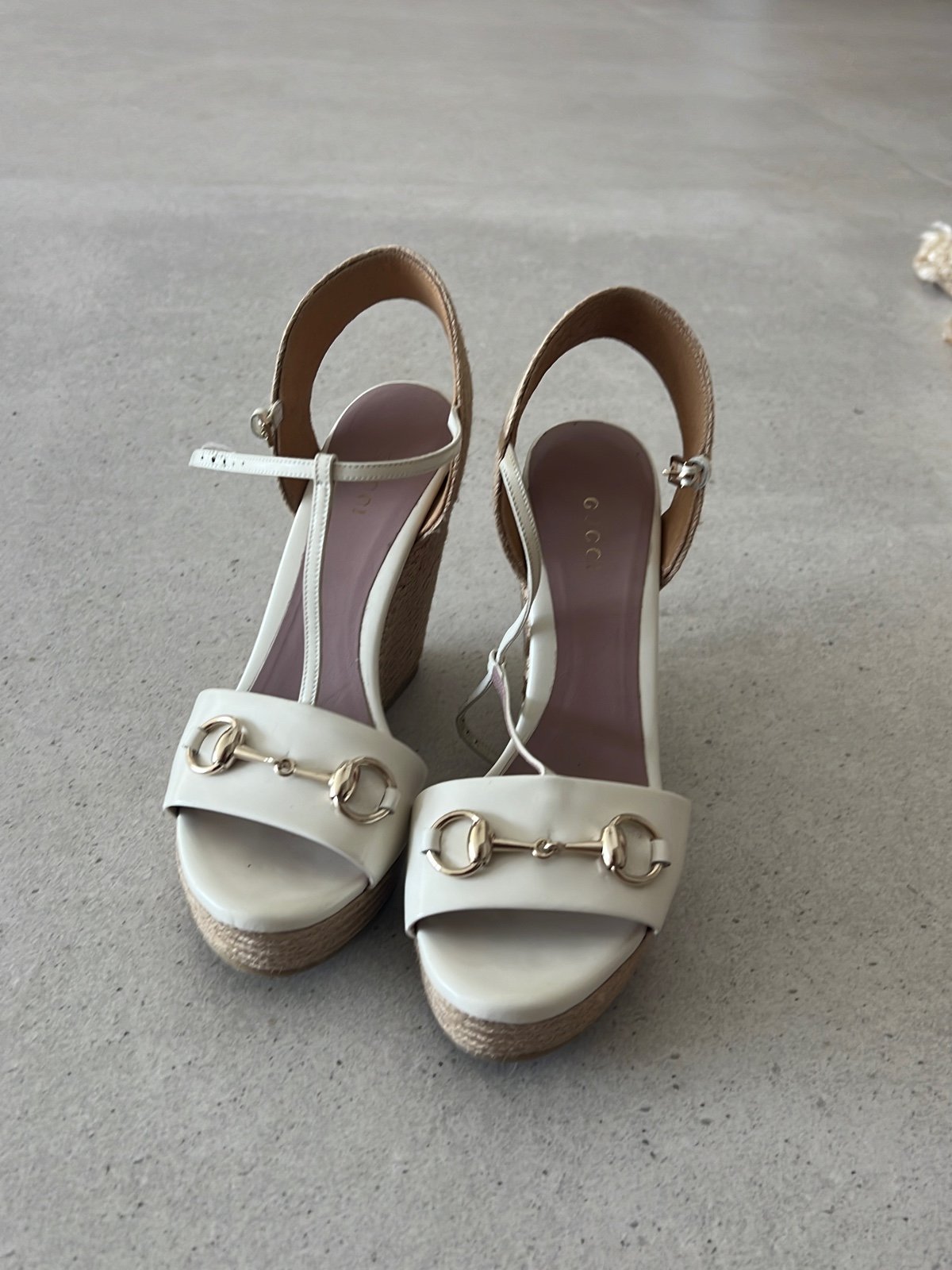 Gucci wedge sandals