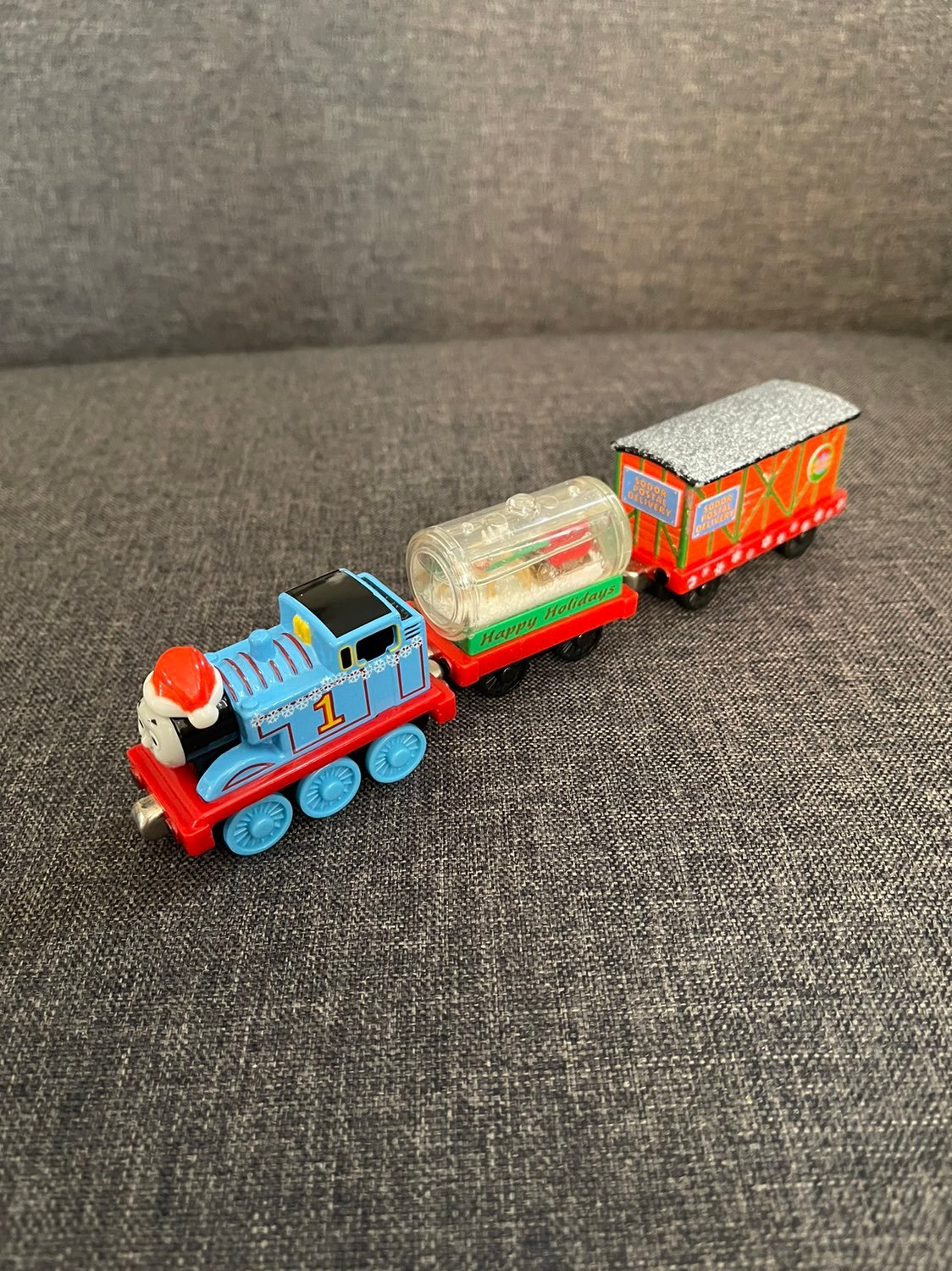 Thomas & Friends Diecast Take Along Winter Thomas &happy holidays &Holiday Expre