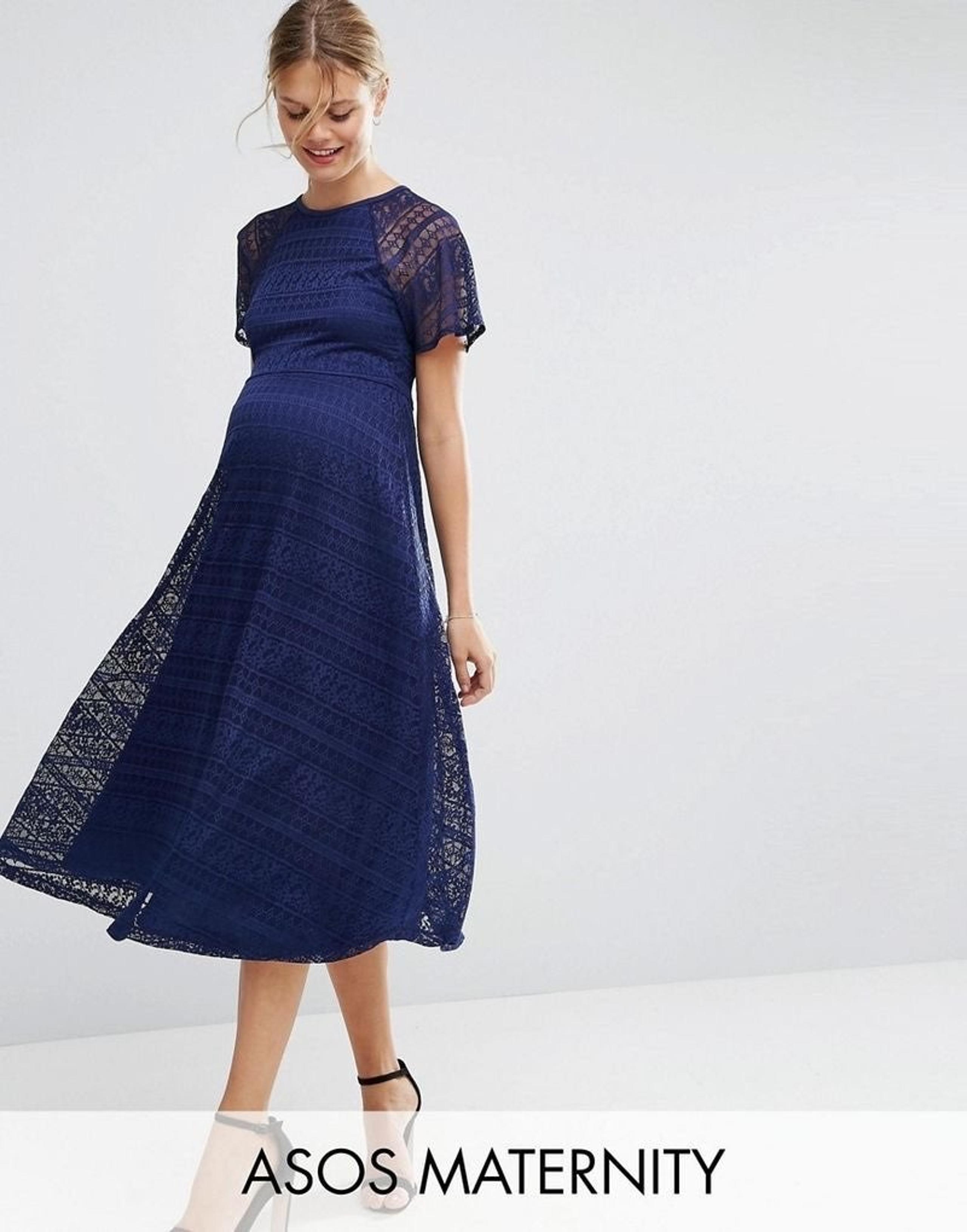 Asos Maternity dress with flutter sleeve
