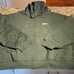 NEW XXL VS PINK DEEP FOREST GREEN PINK SPIRIT FULL ZIP HOODIE