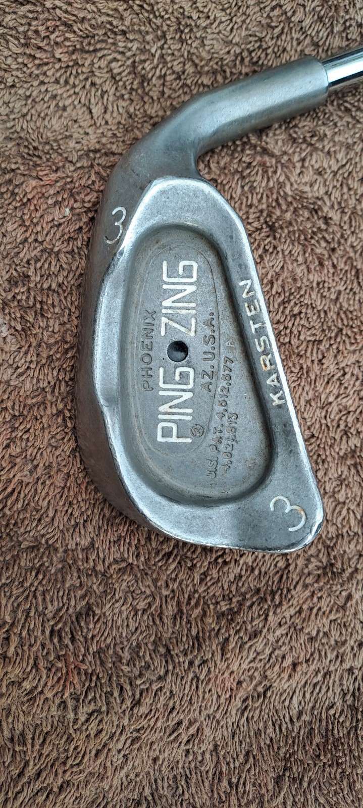 Golf club PING ZING BLACK DOT iron 3 right hand see pictures for details