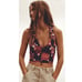 Rare Zara Boho Embellished Cropped Top