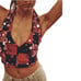 Rare Zara Boho Embellished Cropped Top