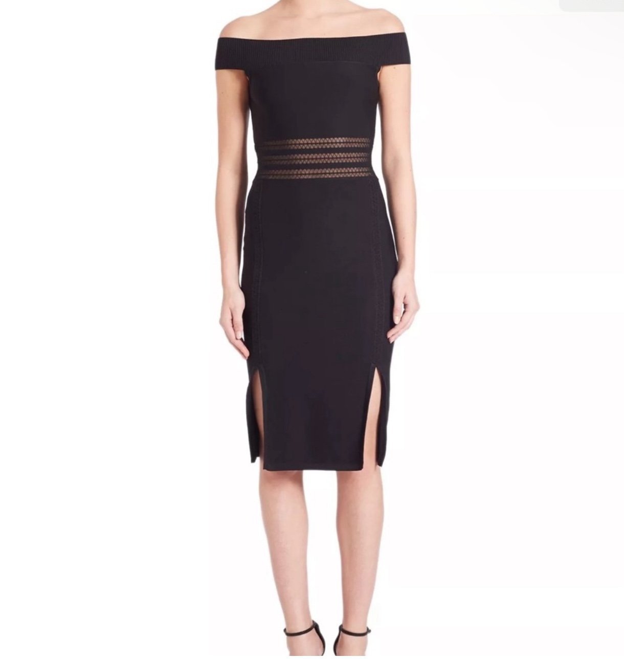 JONATHAN SIMKHAI TOWER TRIM BAND DRESS SIZE small