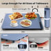 Food Warming Mat Electric, Warming Tray Silicone with Full Surface Heating
