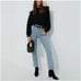 FARM RIO Black Braided Sweater