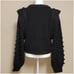 FARM RIO Black Braided Sweater