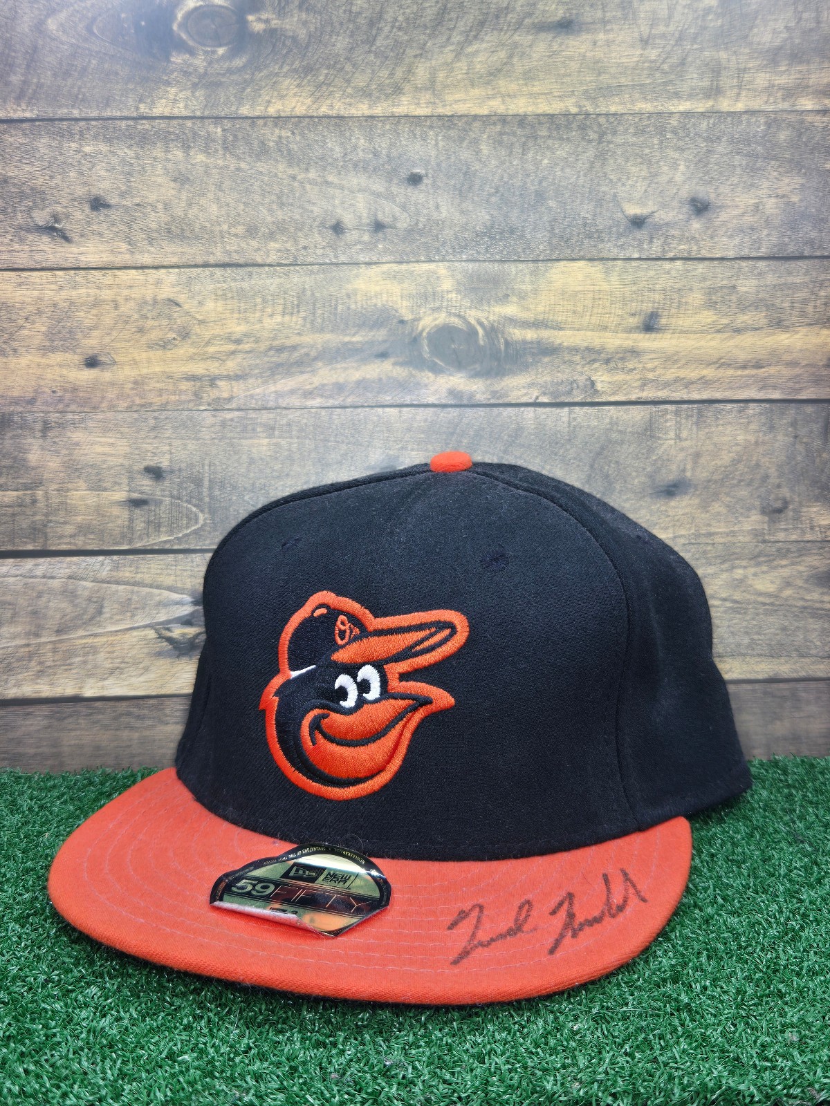 *SIGNED* Baltimore Orioles Fitted Hat - 7 3/8 signed by All-Star Nick Markakis