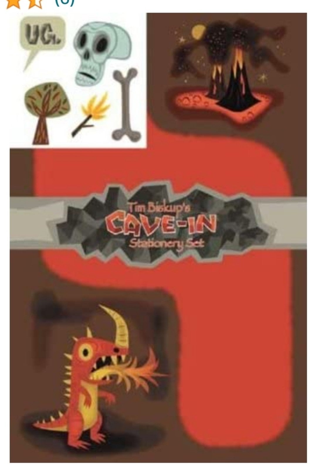 Tim Biskup 2007 Cave-In Stationery Set Dark Horse Deluxe Sealed