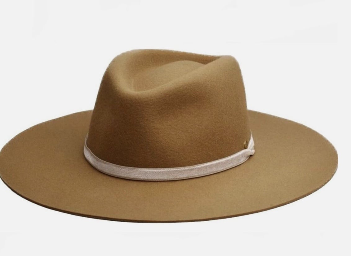 RAG & BONE Womens Florence Wool Felt Fedora Hat size L