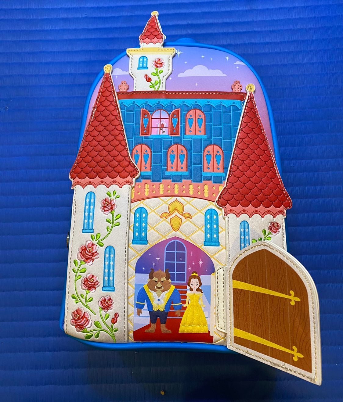 Loungefly similar Beauty & the Beast Castle Mini Backpack by Her Universe - NWT