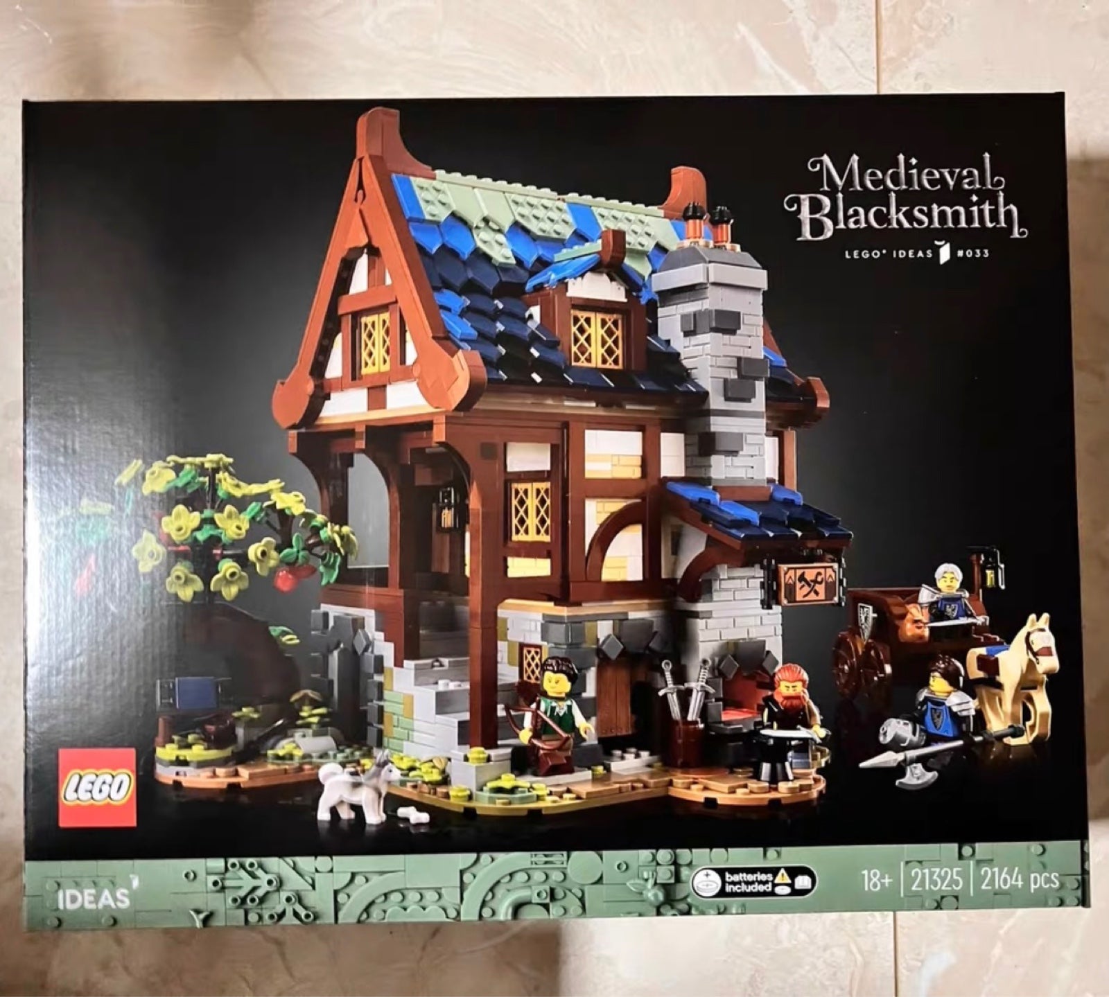 LEGO Ideas Medieval Blacksmith 2164 Pieces-21325