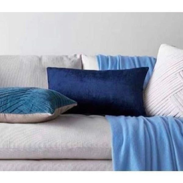 Williams-Sonoma Home Signature Navy & Linen throw pillow