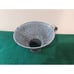 Antique Graniteware Enamel Gray Metal Canning Funnel for Fruit Jar