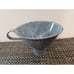Antique Graniteware Enamel Gray Metal Canning Funnel for Fruit Jar