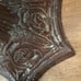 Antique Cast Iron Heart Two Arm Double Candelabra Candle Holder Heavy Rare